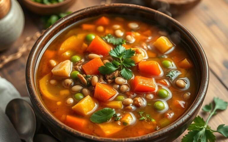 high protein vegetable soup