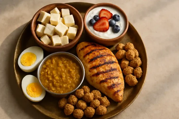 high protein Indian foods daily diet